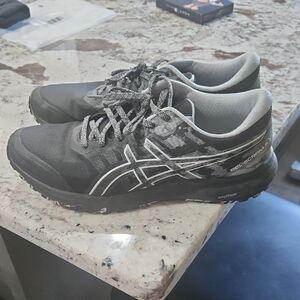 ASICS Men's Black Running Shoes